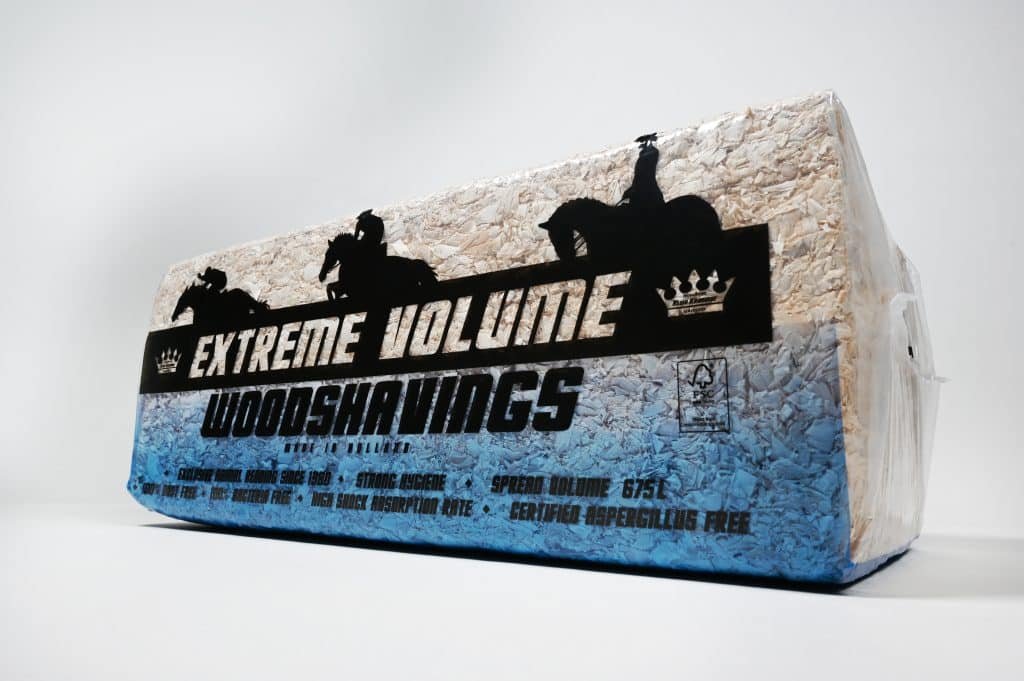 extreme volume wood shavings